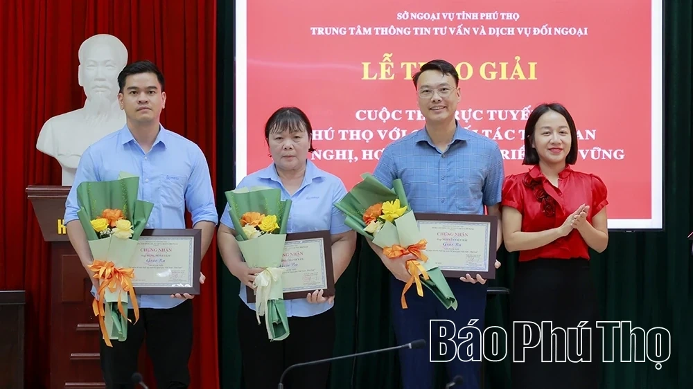 Phu Tho Awards Online Competition on Cooperative Relations with Thailand