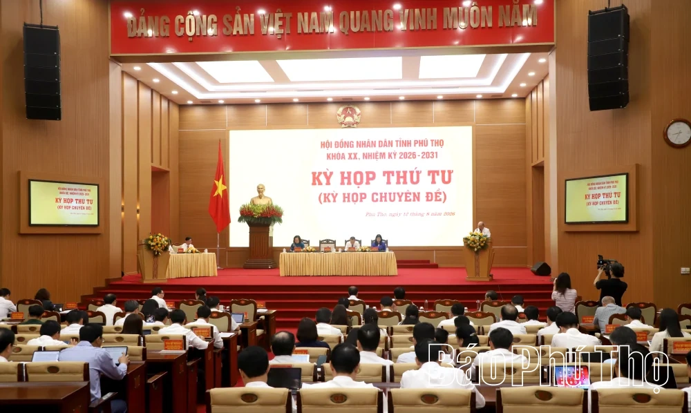 HĐND tỉnh Phú Thọ khóa XX thông qua 9 nghị quyết chuyên đề và bế mạc Kỳ họp thứ Tư