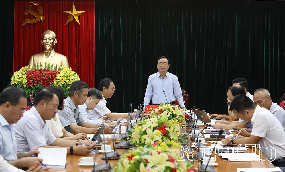 Rà soát tiến độ các dự án trọng điểm khu vực Hòa Bình