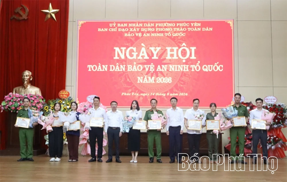 Ngày hội Toàn dân bảo vệ an ninh Tổ quốc phường Phúc Yên năm 2026