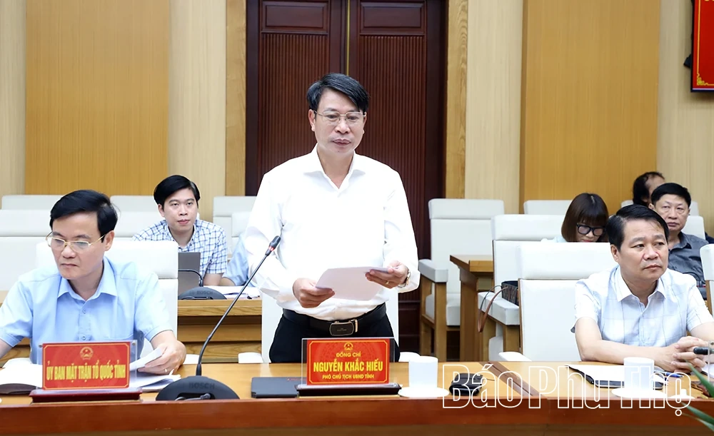 Đoàn giám sát của Ban Thường trực Ủy ban Trung ương MTTQ Việt Nam làm việc với UBND tỉnh