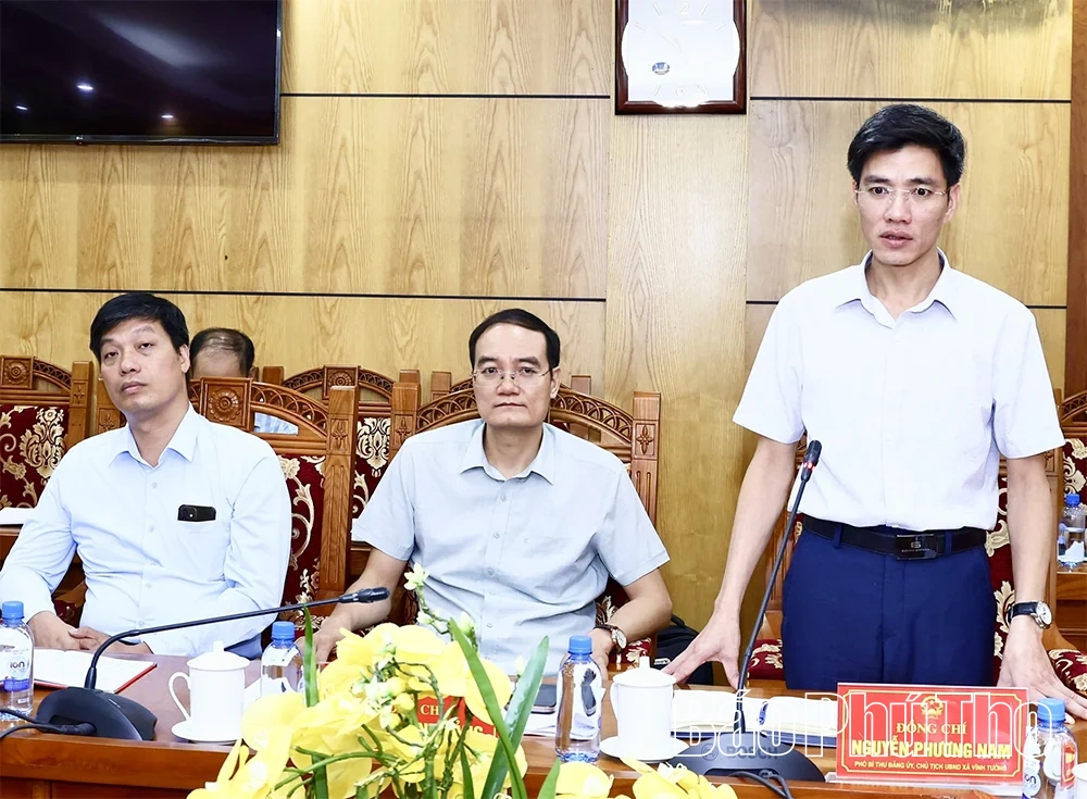 Giám sát việc thực hiện Quy chế dân chủ ở cơ sở gắn với trách nhiệm của người đứng đầu tại xã Vĩnh Tường
