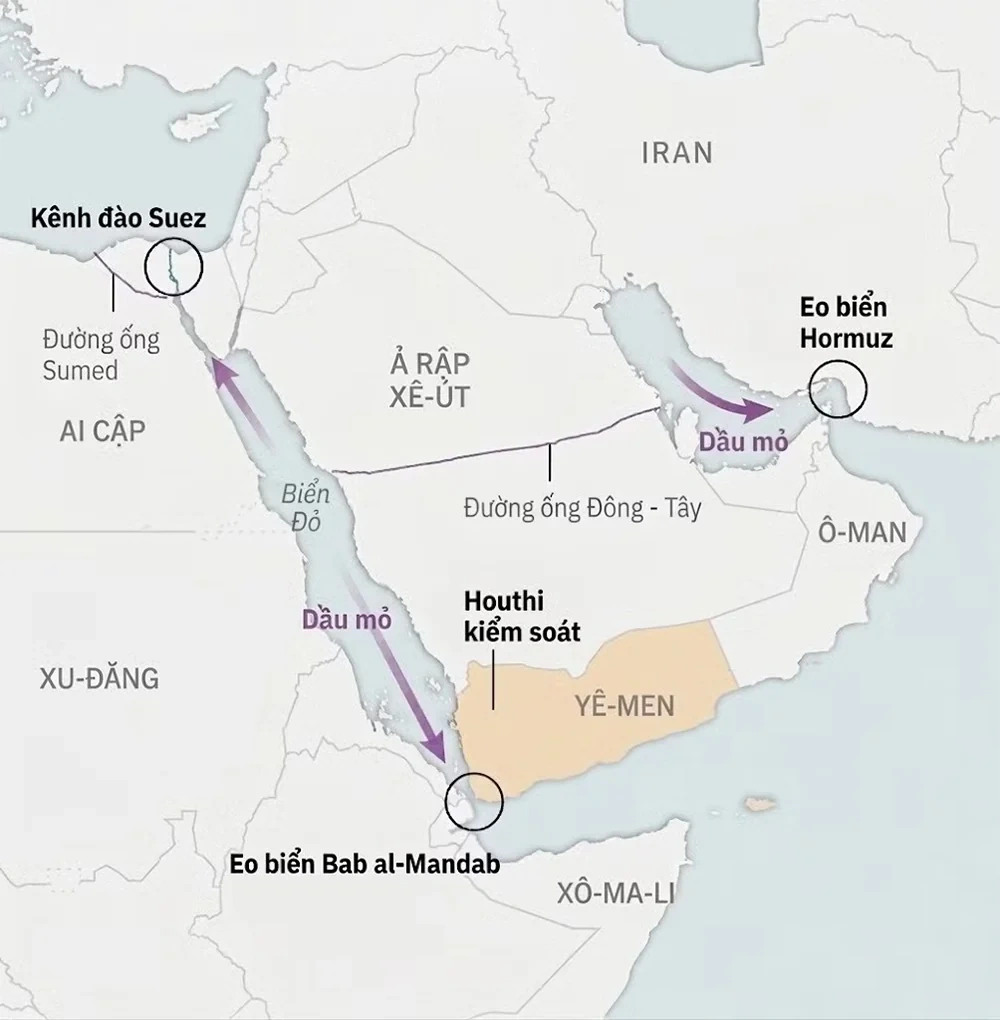 Arab Saudi đóng đường ống Đông - Tây vì UAV, giá dầu tăng mạnh