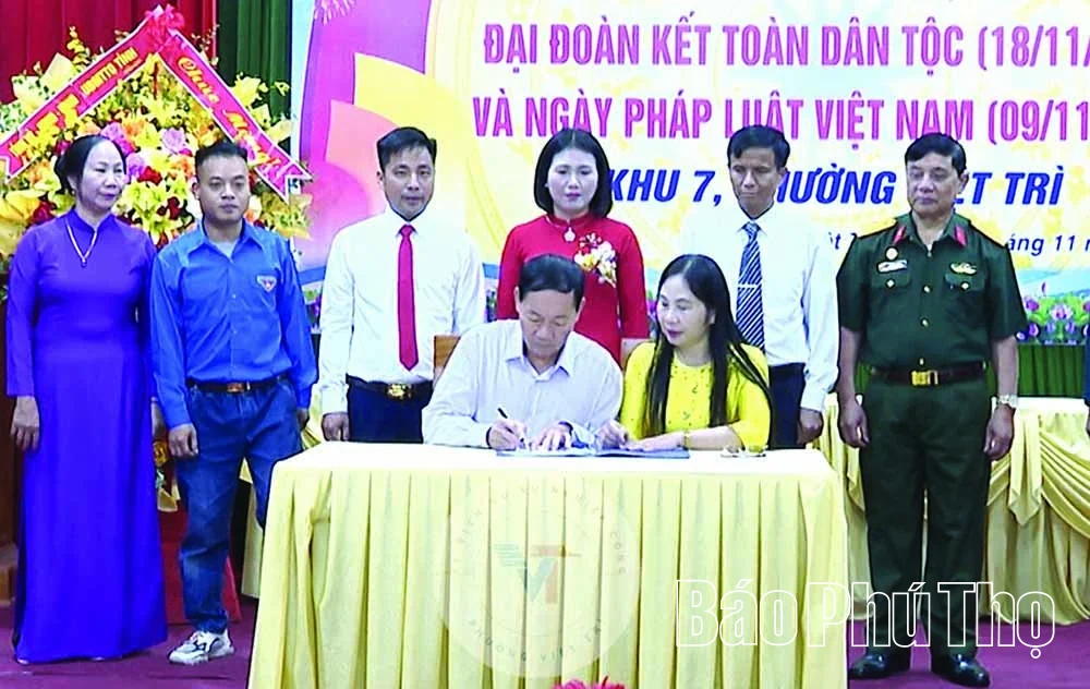 Xây dựng đời sống văn hóa ở phường Việt Trì
