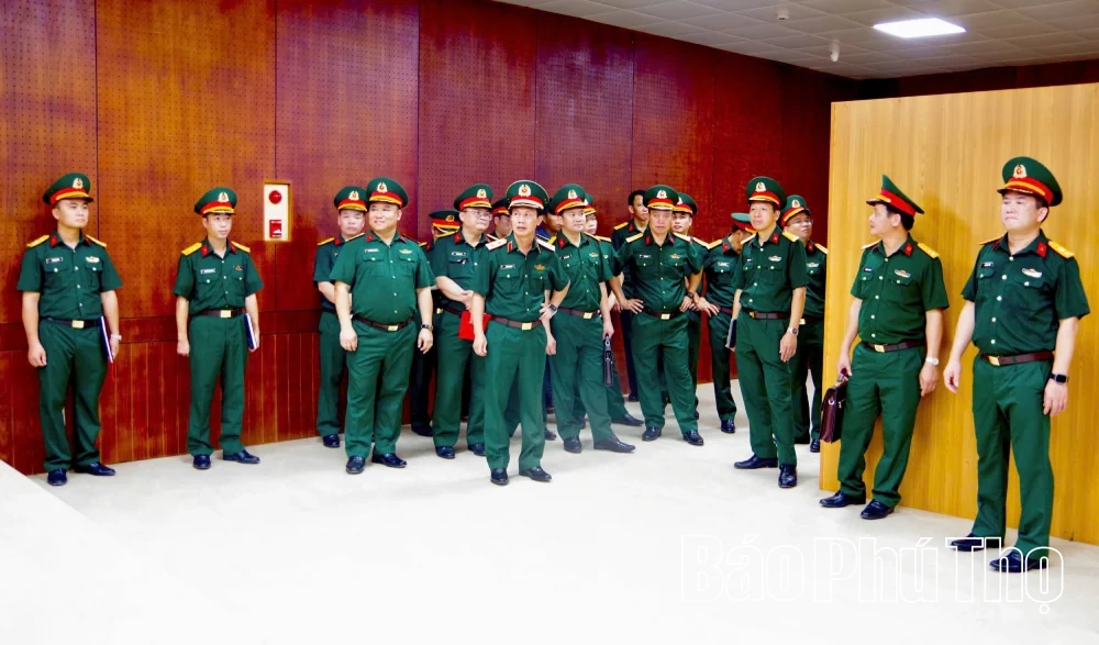 Bộ Tư lệnh Quân khu 2 kiểm tra công tác chuẩn bị thành lập Phân hiệu 1 Trường Thiếu sinh quân miền Bắc
