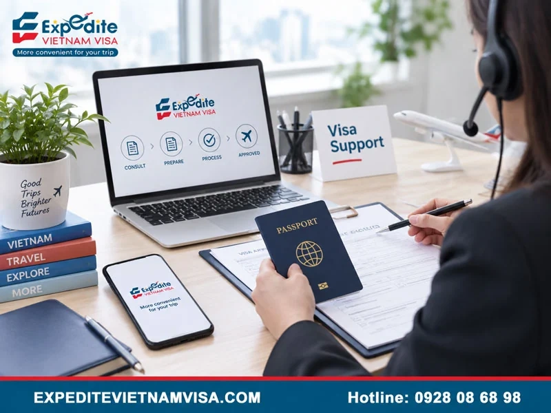 Expedite Vietnam Visa - Giải pháp hỗ trợ E-visa Việt Nam khẩn cấp cho hành trình gấp