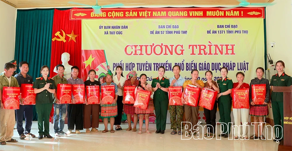 Tuyên truyền, phổ biến giáo dục pháp luật tại thôn Mỹ Á, xã Thu Cúc