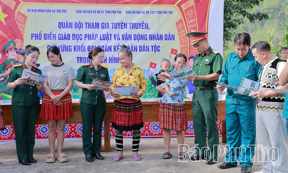 Tuyên truyền, phổ biến giáo dục pháp luật tại thôn Mỹ Á, xã Thu Cúc