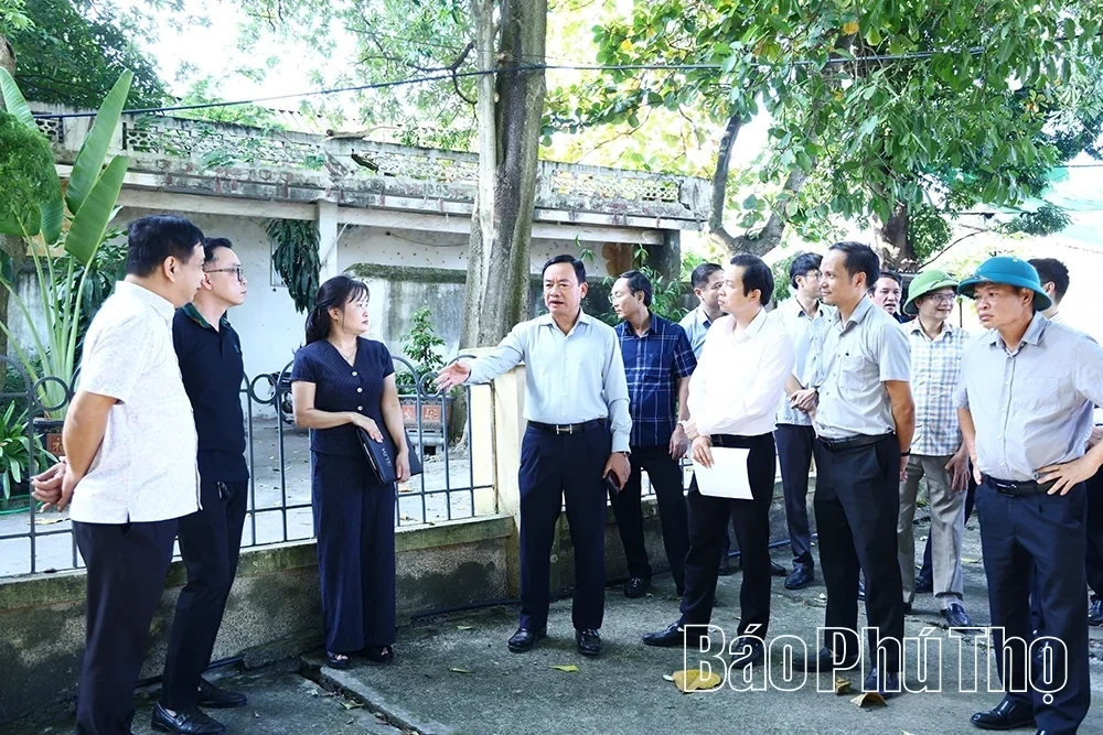 Urging and Accelerating the Progress of Transport Infrastructure Projects in the Vinh Phuc Area