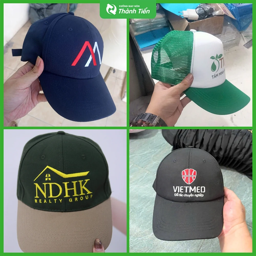 Xưởng May Nón Kết Uy Tín, In Logo Theo Yêu Cầu - May Nón Thành Tiến