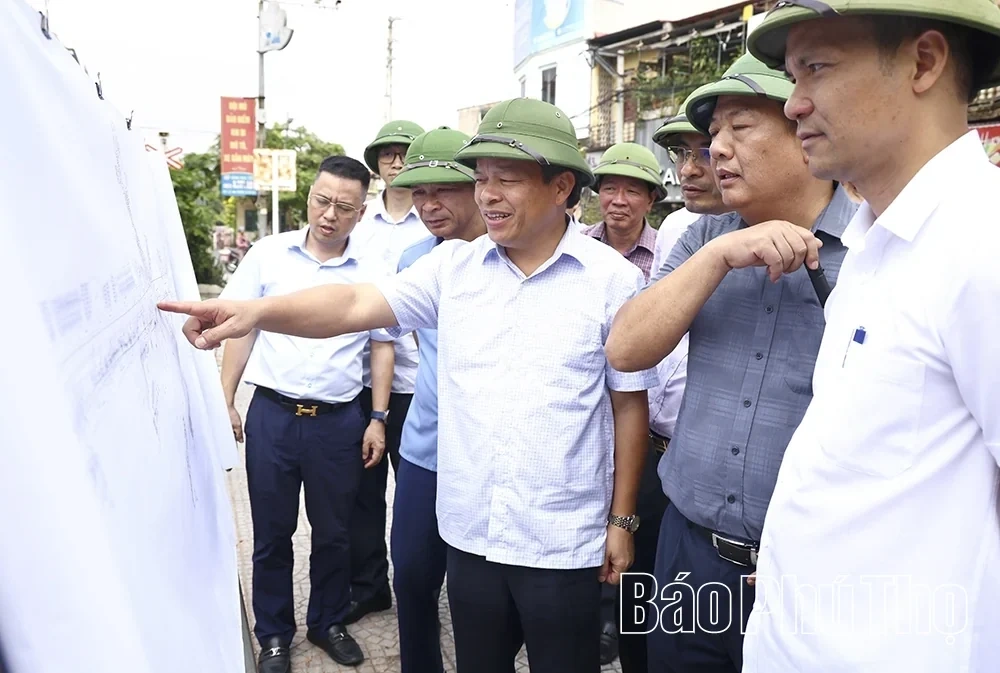 Inspecting Site Clearance Progress for the Lao Cai - Hanoi - Hai Phong Railway Project