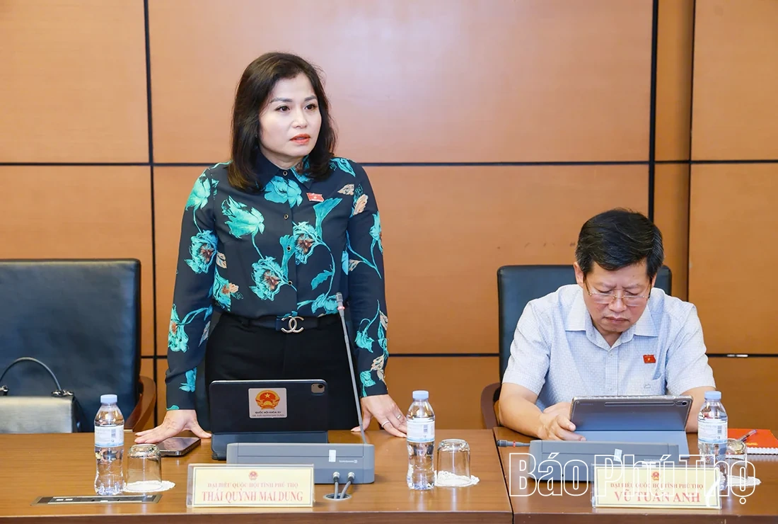Đại biểu Quốc hội tỉnh Phú Thọ góp ý nhiều dự thảo Luật tại Kỳ họp thứ Hai, Quốc hội khóa XVI