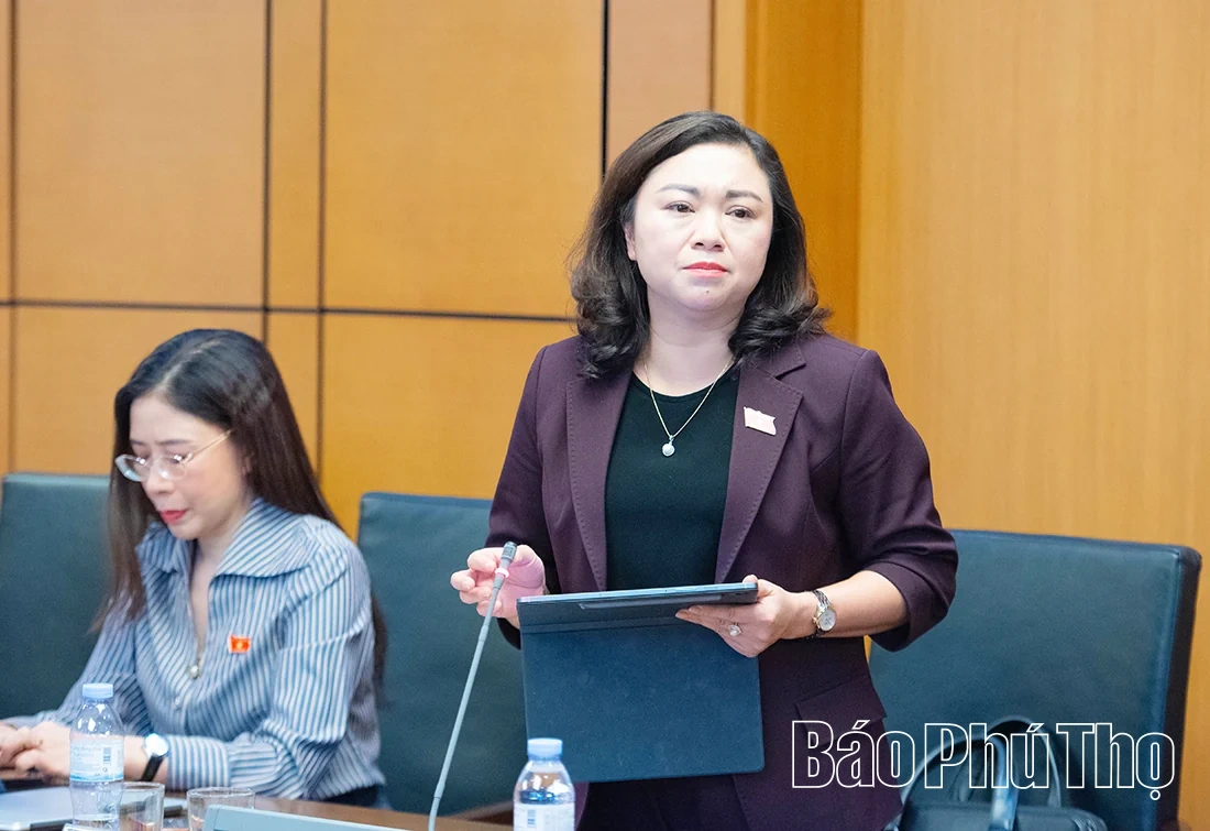 Đại biểu Quốc hội tỉnh Phú Thọ góp ý nhiều dự thảo Luật tại Kỳ họp thứ Hai, Quốc hội khóa XVI