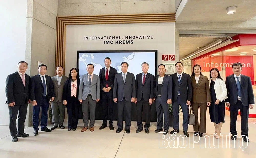 Phu Tho Province Promotes Cooperation with Austrian Partners in Training, Technology, and Investment Attraction