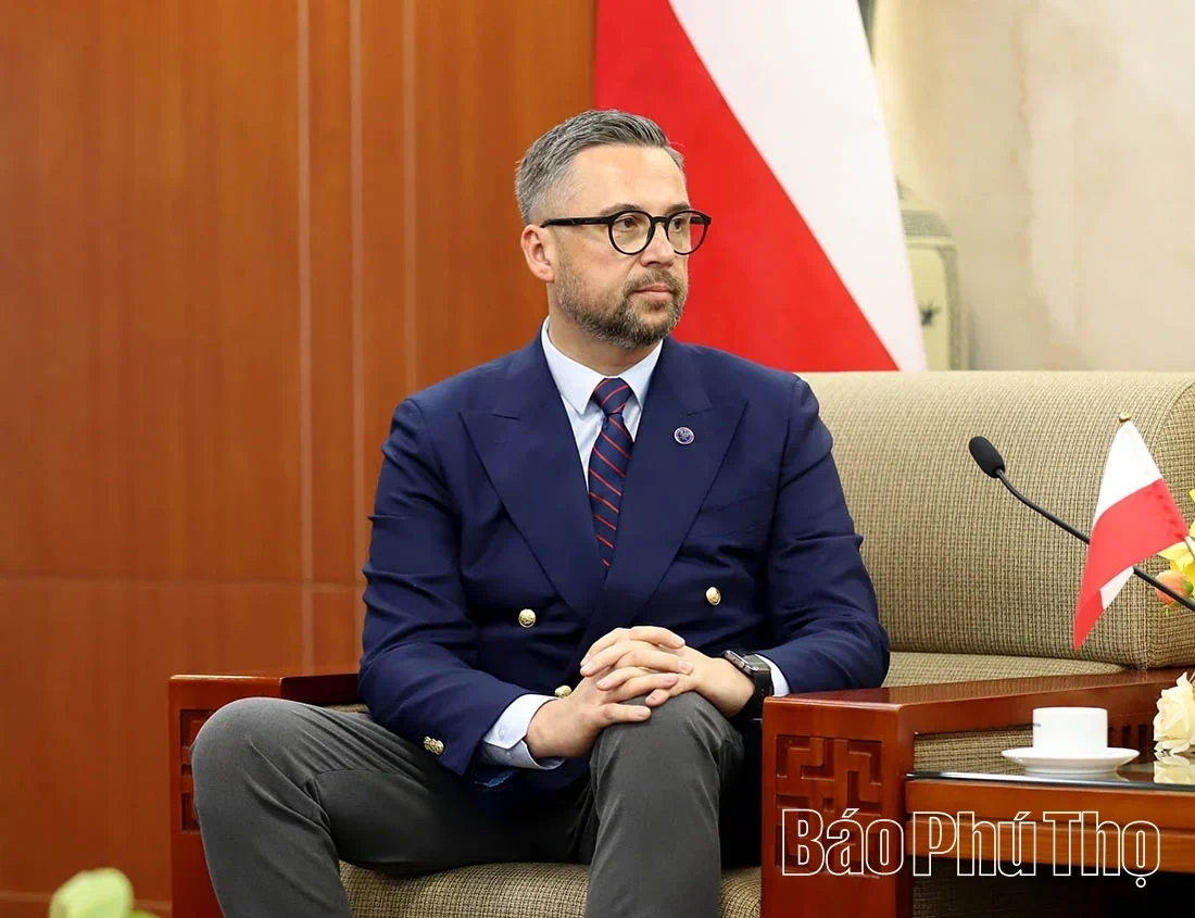 Provincial Party Secretary Pham Dai Duong Receives and Works with High-Level Polish Delegation