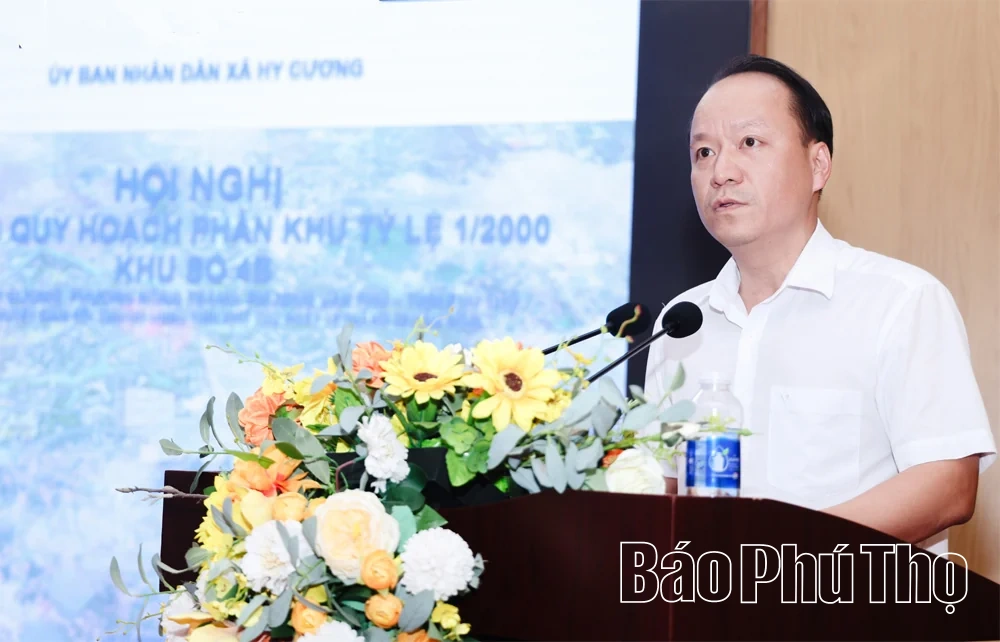 Xã Hy Cương công bố hai đồ án quy hoạch phân khu tỷ lệ 1/2000