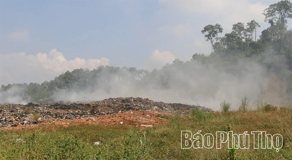 Khắc phục, xử lý tồn tại khu vực bãi rác tạm núi Bông