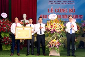 Xã Quảng Yên đón nhận đạt chuẩn Nông thôn thôn mới năm 2021