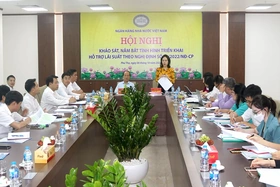 Khảo sát tình hình triển khai hỗ trợ lãi suất theo Nghị định 31