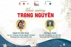 Học sinh Trường Tiểu học Tân Dân đạt giải Trạng nguyên tiếng Việt cấp Quốc gia