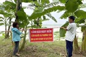 Nỗi lo sạt lở bờ, vở sông