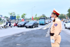 Phân luồng giao thông tổ chức Tuần lễ du lịch huyện Thanh Thủy