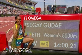 Nữ vận động viên điền kinh Ethiopia phá kỷ lục thế giới 5.000m