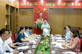 Giao ban công tác báo chí quý III