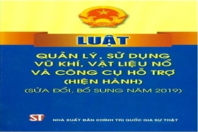 Sự cần thiết phải sửa đổi Luật Quản lý, sử dụng vũ khí, vật liệu nổ và công cụ hỗ trợ