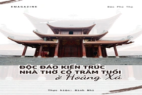 Độc đáo kiến trúc nhà thờ cổ trăm tuổi ở Hoàng Xá