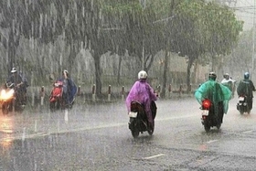 Cảnh báo mưa lớn trên địa bàn tỉnh