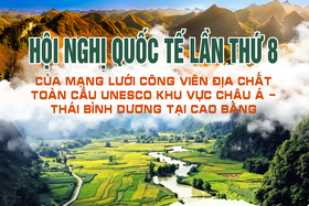 Hội nghị quốc tế lần thứ 8 của mạng lưới công viên địa chất toàn cầu UNESCO khu vực Châu Á - Thái Bình Dương tại Cao Bằng