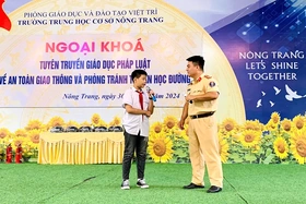 Bài học để tham gia giao thông an toàn