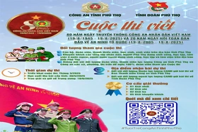 Phát động cuộc thi tìm hiểu 80 năm ngày truyền thống Công an nhân dân và 20 năm Ngày hội Toàn dân bảo vệ an ninh Tổ quốc