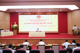 Kỳ họp chuyên đề thứ Mười, HĐND Thành phố Việt Trì khóa XXI