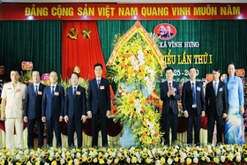 Đại hội đại biểu Đảng bộ xã Vĩnh Hưng lần thứ I