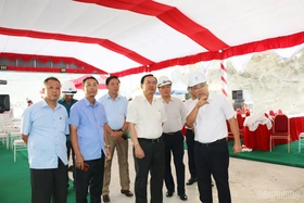 Kiểm tra công tác chuẩn bị Lễ khánh thành, hòa lưới điện Tổ máy số 1 Dự án Nhà máy Thủy điện Hòa Bình mở rộng