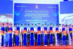 Lễ khánh thành Hồ chứa nước Cánh Tạng