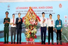 Inauguration of Hoa Binh Hydropower Plant Expansion Project and Commissioning of Unit No. 1