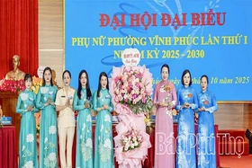 Đại hội đại biểu Phụ nữ phường Vĩnh Phúc lần thứ I, nhiệm kỳ 2025 – 2030
