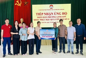 Hội Doanh nhân trẻ tỉnh Phú Thọ trao quà hỗ trợ bà con vùng lũ đợt 3 tại tỉnh Lạng Sơn