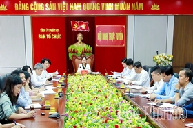 Hội nghị trực tuyến Quán triệt, triển khai các văn bản mới về công tác tổ chức xây dựng Đảng