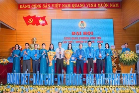 Đại hội Công đoàn phường Vĩnh Yên lần thứ I