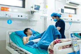 Nút mạch cấp cứu thành công nam bệnh nhân vỡ lách độ IV