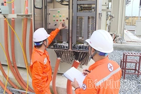 Nghiệm thu, đóng điện công trình lắp đặt Máy biến áp T2 Trạm biến áp 110kV Tam Nông