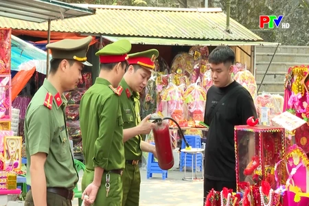 Chủ động đảm bảo an ninh trật tự tại lễ hội Tây Thiên