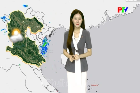 Dự báo thời tiết tỉnh Phú Thọ ngày 24/6/2026