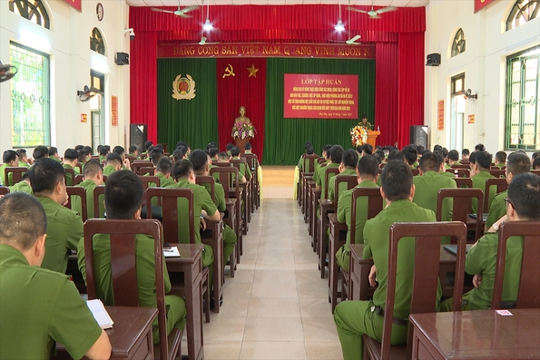 Khai giảng lớp tập huấn nâng cao kỹ năng cho lực lượng Cảnh sát hình sự