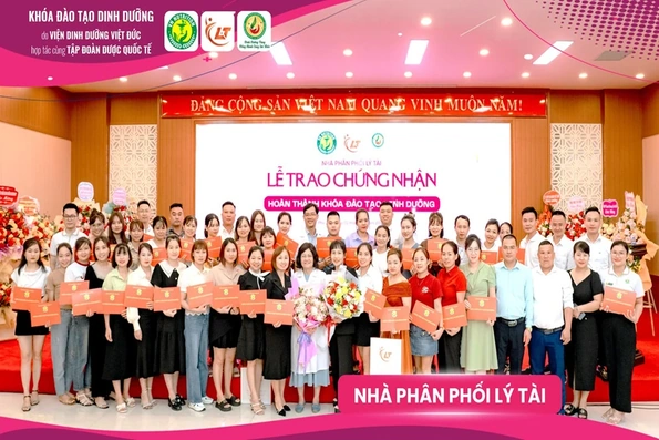 Khóa đào tạo dinh dưỡng 2024: NPP Lý Tài hợp tác thành công cùng Viện dinh dưỡng Việt Đức và Tập đoàn Dược quốc tế