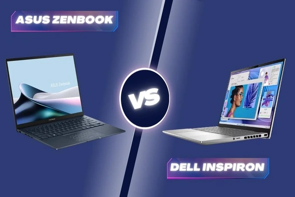 Đánh giá Asus Zenbook vs Dell Inspiron đặc điểm, tính năng